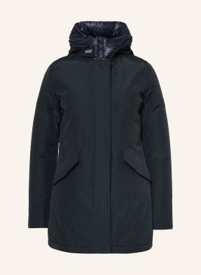 Woolrich Péřová Parka Artic tmavě modrá