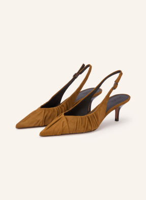 Ba&Sh Slingpumps Cidney hnědá