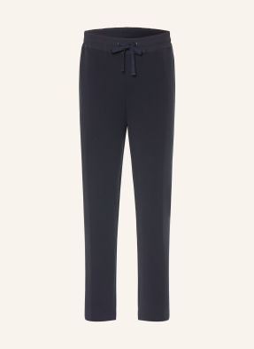 Duno Kalhoty Z Teplákoviny Moso Bardi Ve Stylu Joggingových Kalhot, Střih Slim Fit tmavě modrá