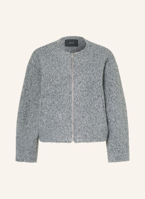 Opus Overjacket Hurlisa Aus Bouclé grau