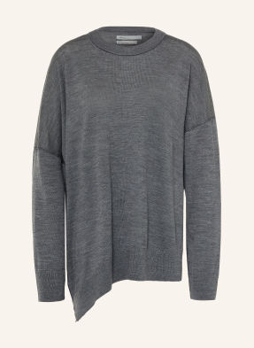 Allsaints Oversized Svetry Martel Z Merino Vlny šedá