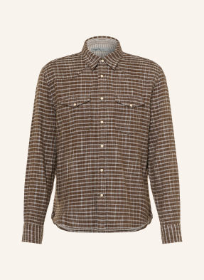 Allsaints Hemd Court Comfort Fit braun