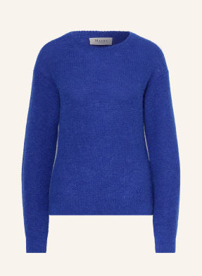 Maerz Muenchen Pullover Mit Alpaka blau