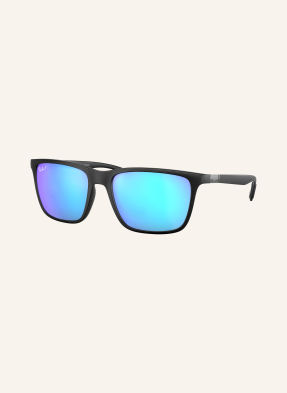 Ray-Ban Sluneční Brýle rb4385 matná černá/zelená polarizovaná