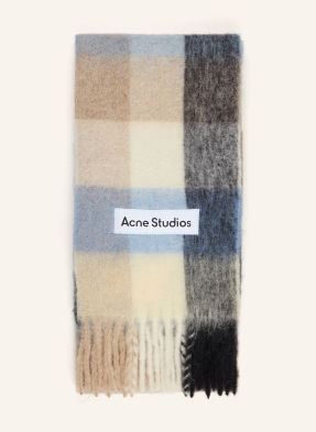 Acne Studios Šála S Alpakou béžová / černošedá / černá
