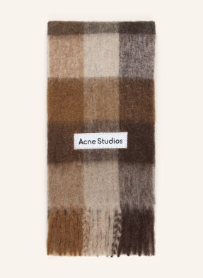 Acne Studios Šála S Alpakou hnědá / béžová / šedá