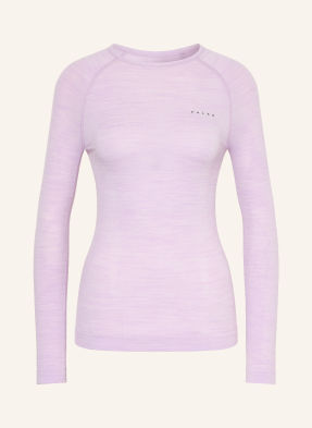 Falke Funktionswäsche-Shirt Wool-Tech Mit Merinowolle lila
