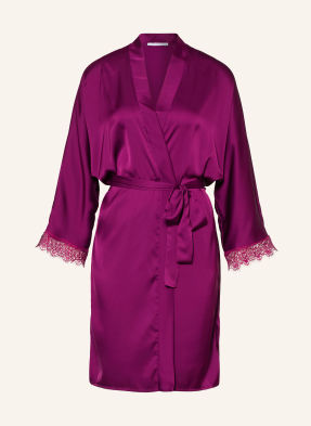 Simone Pérèle Dámské Kimono Satin Secrets Ze Saténu tmavě fialová / fuchsiová