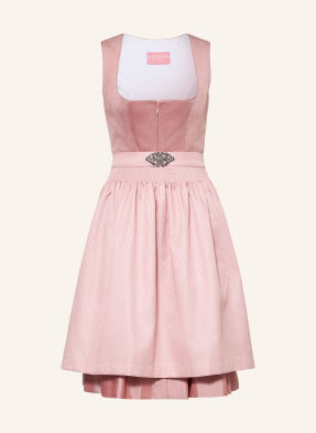Krüger Dirndl růžová / růžová