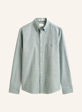Gant Košile Oxford Regular Fit světle zelená