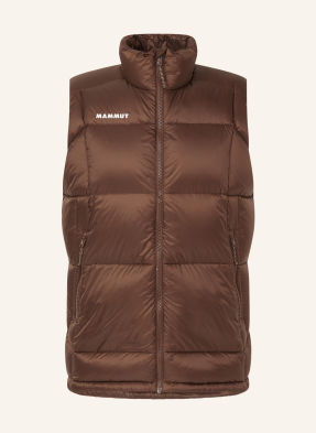 Mammut Péřová Vesta Gacier Glow In Vest hnědá