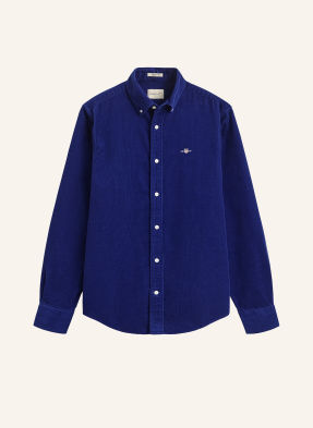 Gant Cordhemd Regular Fit blau