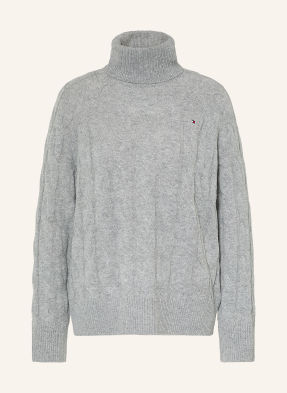 Tommy Hilfiger Svetr S Rolákem šedá