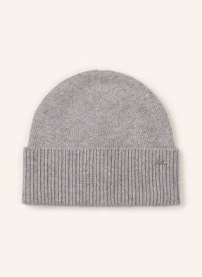 Boss Mütze Aus Cashmere grau