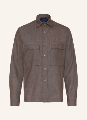 Paul & Shark Overshirt V Džínovém Stylu černošedá