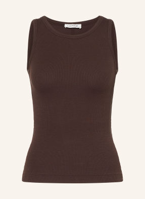 Ladneri Top La Coeur tmavě hnědá
