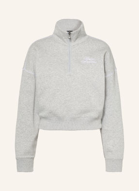 Under Armour Mikina S Límcem Troyer Ua Rival Fleece Script světle šedá
