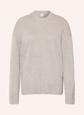 Arket Oversized Svetr Z Kašmíru světle hnědá
