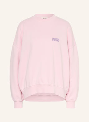 American Vintage Sweatshirt Plizzy rosa