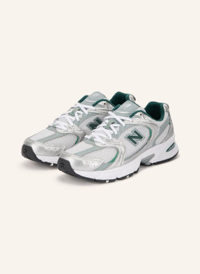 New Balance Sneakersy 530 bílá / stříbrná / tmavě zelená