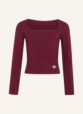 Adidas Originals Tričko S Dlouhým Rukávem tmavě červená