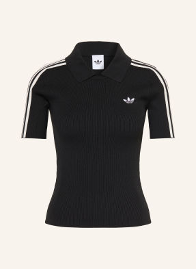 Adidas Originals Žerzejová Polokošile Cali černá / bílá