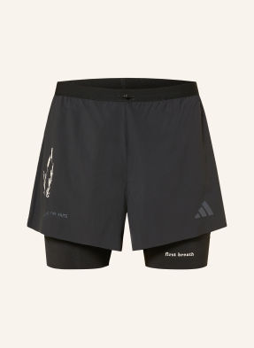 Adidas 2-In-1-Laufshorts Adi X Sftm schwarz