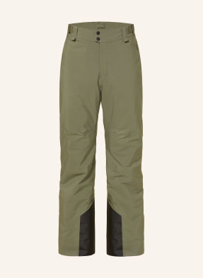 Peak Performance Lyžařské Kalhoty Maroon Insulated khaki / černá