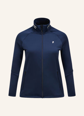 Peak Performance Bunda Midlayer – Rider Essentials Zip tmavě modrá