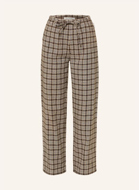 Marc O'polo Schlafhose Aus Flanell braun