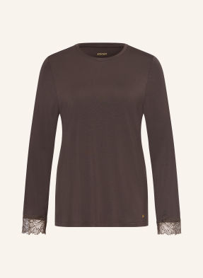 Joop! Schlafshirt Mit Spitze braun