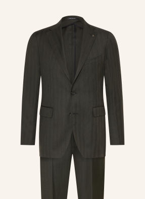 Tagliatore Oblek Extra Slim Fit tmavě zelená