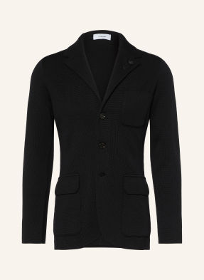 Lardini Pletené Sako Slim Fit černá