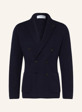 Lardini Pletené Sako Slim Fit tmavě modrá