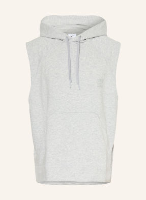 Nike Oversized Mikina S Kapucí Nac světle šedá