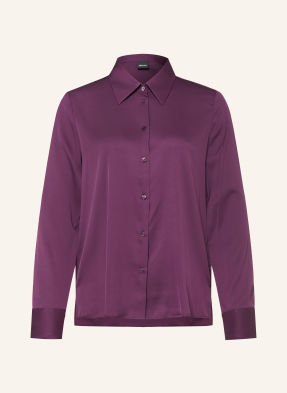 Boss Hemdbluse Bonya Mit Seide lila