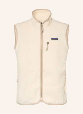 Patagonia Fleecová Vesta Retro Pile krémová / béžová