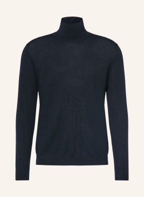 Strokesman's Rollkragenpullover Aus Merinowolle blau