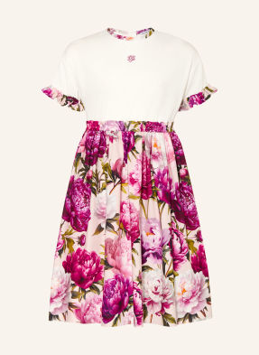 Dolce & Gabbana Kleid Im Materialmix pink