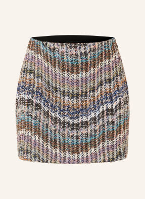 Missoni Tweedová Sukně S Flitry A Třpytivou Přízí tmavě modrá / režná / fialová