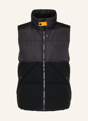 Parajumpers Péřová Vesta Varone Z Kombinace Materiálů černá