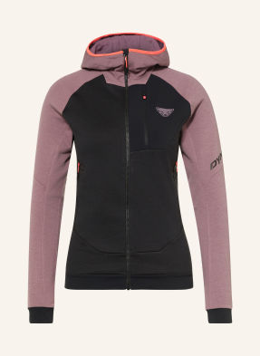 Dynafit Bunda Midlayer Radical Wool černá / fialová / světle červená