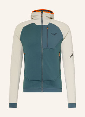 Dynafit Bunda Midlayer Radical Wool bílá / neonově oranžová / petrolejová