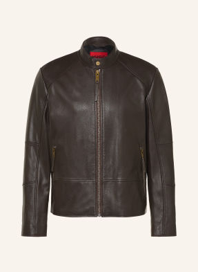 Hugo Lederjacke Likos braun