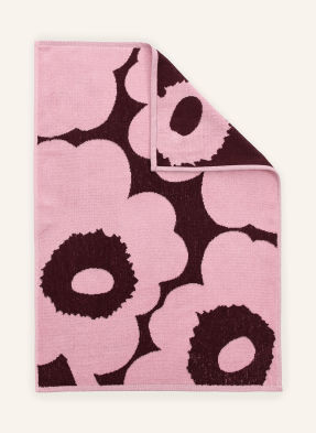 Marimekko Ručník Unikko tmavě fialová / růžová