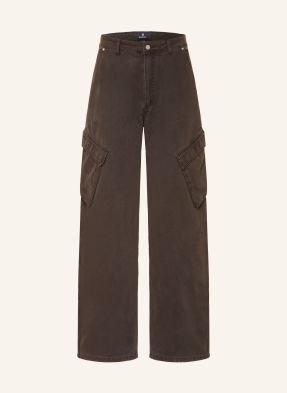 Represent Cargo Kalhoty Regular Fit tmavě hnědá