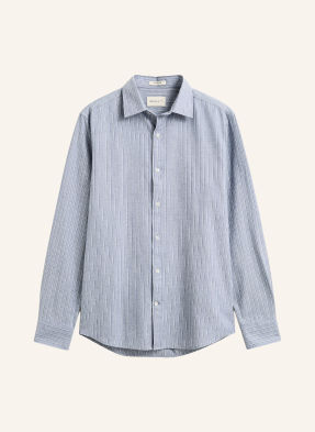 Gant Flanelová Košile Regular Fit tmavě modrá / bílá