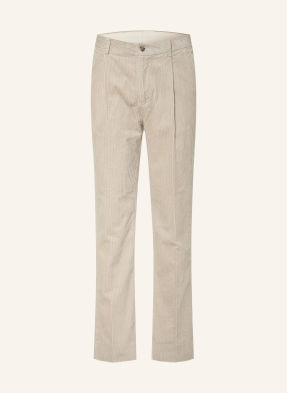 Gant Kordové Kalhoty Regular Fit béžová