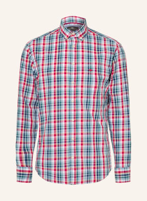 Fynch-Hatton Košile Regular Fit fuchsiová / petrolejová / tmavě modrá