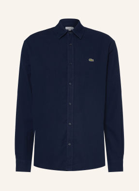 Lacoste Flanelová Košile Regular Fit tmavě modrá